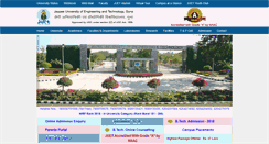 Desktop Screenshot of juet.ac.in